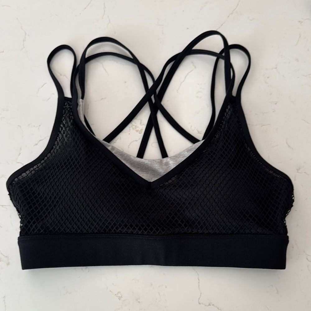Lorna Jane Black Strappy Bra Intimates